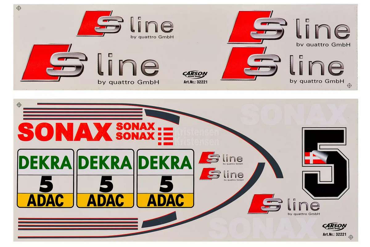 DECALS AUDI A4 S-LINE